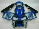 Carene Moto CBR 600 RR 2003-2004 - Blu con Argento Fiamma Carene Moto CBR 600 RR 2003-2004 - Blu con Argento Fiamma