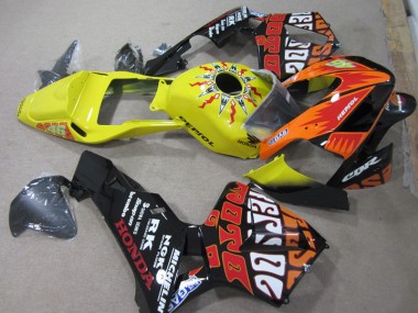 Carene Moto CBR 600 RR 2003-2004 - Giallo Nero Repsol 46
