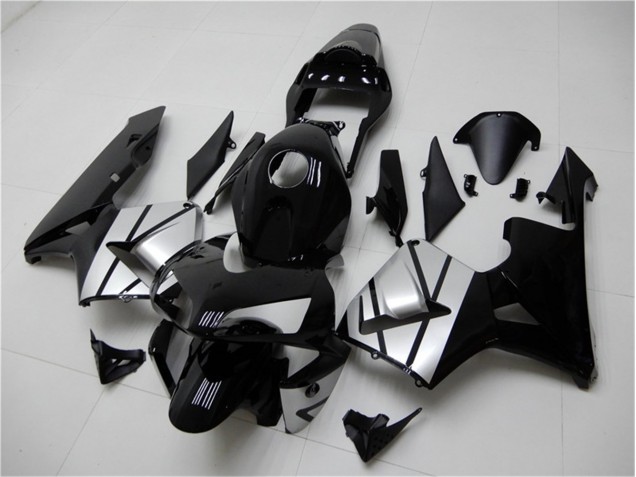 Carene Moto CBR 600 RR 2003-2004 - Nero Argento Carene Moto CBR 600 RR 2003-2004 - Nero Argento