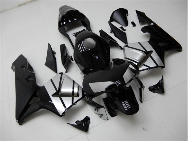 Carene Moto CBR 600 RR 2003-2004 - Nero Argento Carene Moto CBR 600 RR 2003-2004 - Nero Argento