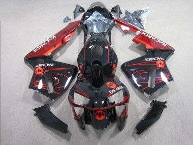 Carene Moto CBR 600 RR 2003-2004 - Nero Rosso RACARDI