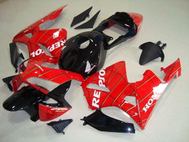 Carene Moto CBR 600 RR 2003-2004 - Nero Uomo Ragno Repsol