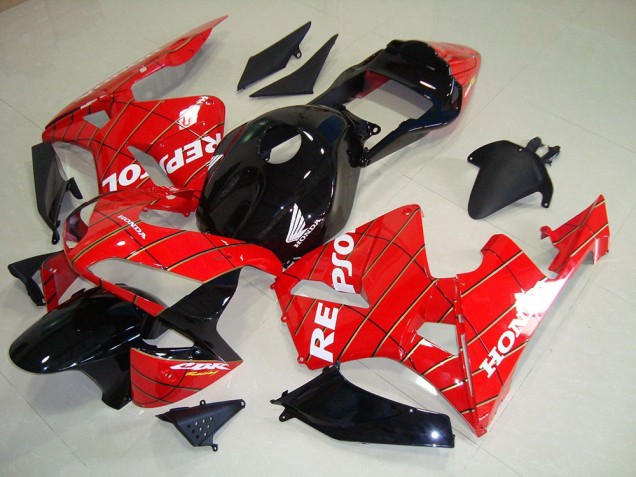 Carene Moto CBR 600 RR 2003-2004 - Nero Uomo Ragno Repsol Carene Moto CBR 600 RR 2003-2004 - Nero Uomo Ragno Repsol