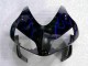 Carene Moto CBR 600 RR 2003-2004 - Nero con Blu Fiamma Carene Moto CBR 600 RR 2003-2004 - Nero con Blu Fiamma