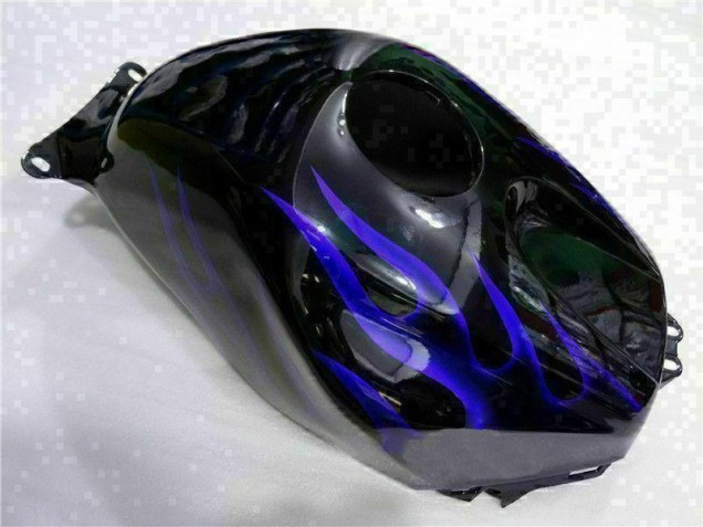 Carene Moto CBR 600 RR 2003-2004 - Nero con Blu Fiamma Carene Moto CBR 600 RR 2003-2004 - Nero con Blu Fiamma