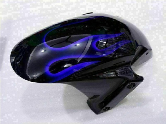 Carene Moto CBR 600 RR 2003-2004 - Nero con Blu Fiamma Carene Moto CBR 600 RR 2003-2004 - Nero con Blu Fiamma