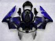 Carene Moto CBR 600 RR 2003-2004 - Nero con Blu Fiamma Carene Moto CBR 600 RR 2003-2004 - Nero con Blu Fiamma