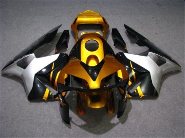 Carene Moto CBR 600 RR 2003-2004 - Oro Argento Nero