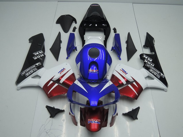 Carene Moto CBR 600 RR 2003-2004 - Scuro Rosso Blu Carene Moto CBR 600 RR 2003-2004 - Scuro Rosso Blu