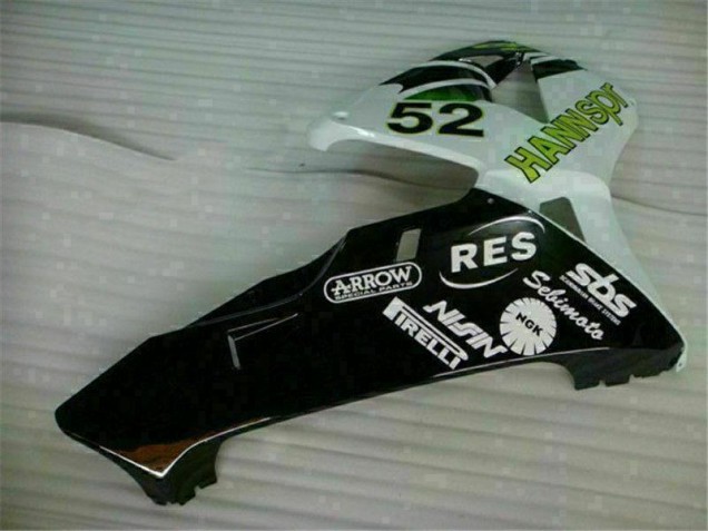 Carene Moto CBR 600 RR 2003-2004 - Verde Bianco Nero Carene Moto CBR 600 RR 2003-2004 - Verde Bianco Nero