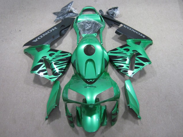 Carene Moto CBR 600 RR 2003-2004 - Verde Nero Carene Moto CBR 600 RR 2003-2004 - Verde Nero