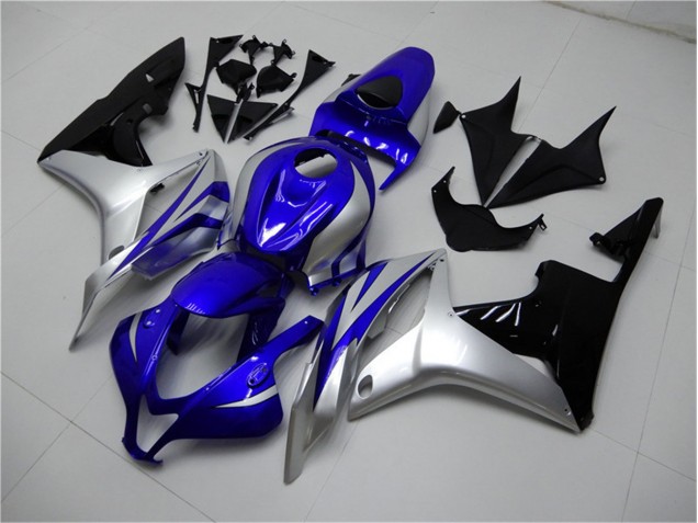 Carene Moto CBR 600 RR 2007-2008 - Blu Argento Nero Carene Moto CBR 600 RR 2007-2008 - Blu Argento Nero