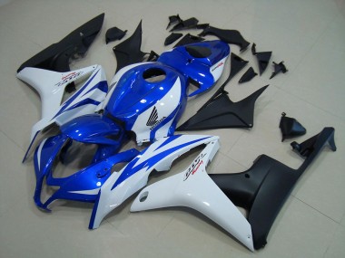 Carene Moto CBR 600 RR 2007-2008 - Blu Bianco Nero Opaco