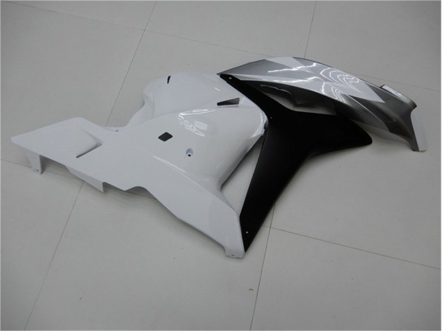 Carene Moto CBR 600 RR 2009-2012 - Bianco Argento Nero Carene Moto CBR 600 RR 2009-2012 - Bianco Argento Nero