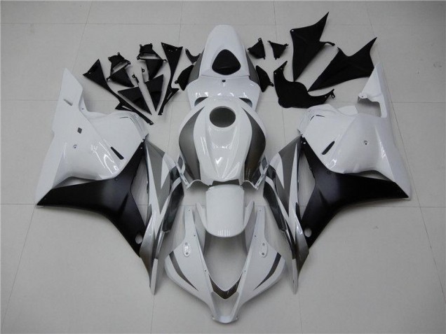 Carene Moto CBR 600 RR 2009-2012 - Bianco Argento Nero Carene Moto CBR 600 RR 2009-2012 - Bianco Argento Nero