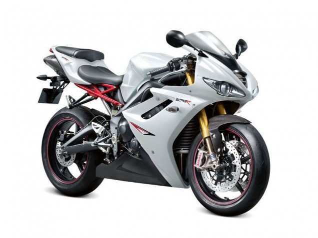 Carene Moto Daytona 675 Triple 2006-2008 - Bianco Nero Carene Moto Daytona 675 Triple 2006-2008 - Bianco Nero