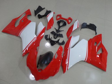 Carene Moto Ducati 1199 2011-2014 - Rosso Bianco
