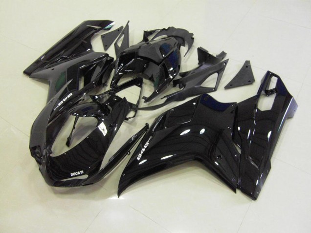 Carene Moto Ducati 848 1098 1198 2007-2014 - Lucido Nero Carene Moto Ducati 848 1098 1198 2007-2014 - Lucido Nero
