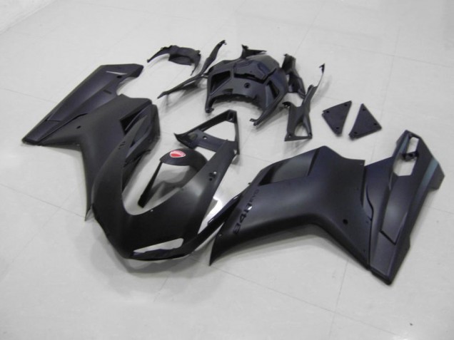 Carene Moto Ducati 848 1098 1198 2007-2014 - Nero Opaco Nero Adesivo Carene Moto Ducati 848 1098 1198 2007-2014 - Nero Opaco Nero Adesivo