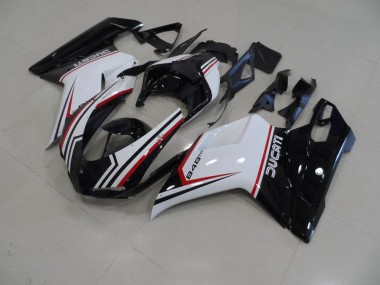 Carene Moto Ducati 848 1098 1198 2007-2014 - Nero Tricolore