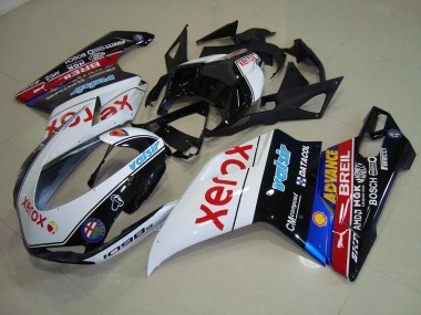 Carene Moto Ducati 848 1098 1198 2007-2014 - Nero Xerox