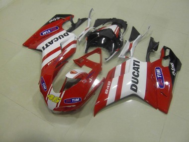 Carene Moto Ducati 848 1098 1198 2007-2014 - Rosso 46