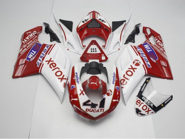 Carene Moto Ducati 848 1098 1198 2007-2014 - Stile OEM Xerox con 41 Carene Moto Ducati 848 1098 1198 2007-2014 - Stile OEM Xerox con 41