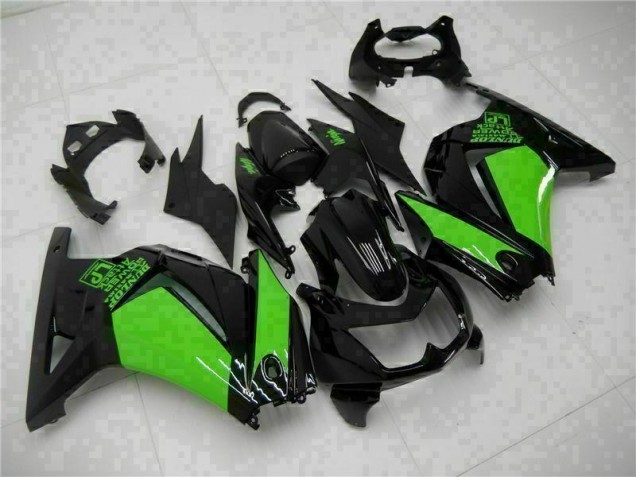 Carene Moto EX250 2008-2012 - Nero Verde Ninja Carene Moto EX250 2008-2012 - Nero Verde Ninja