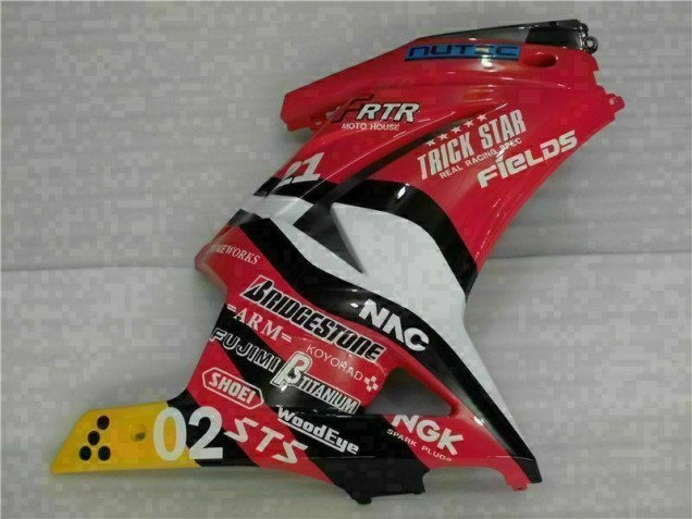 Carene Moto EX250 2008-2012 - Rosso Giallo Carene Moto EX250 2008-2012 - Rosso Giallo