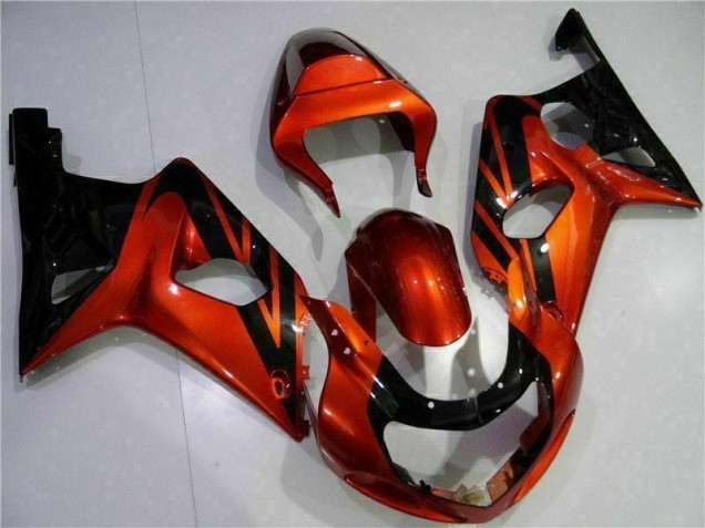 Carene Moto GSXR 1000 K1 2000-2002 - Arancia Nero Carene Moto GSXR 1000 K1 2000-2002 - Arancia Nero