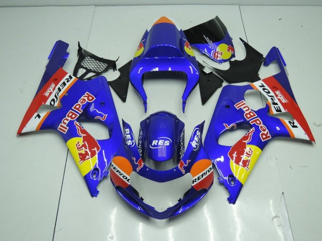 Carene Moto GSXR 1000 K1 2000-2002 - Blu Red Bull Carene Moto GSXR 1000 K1 2000-2002 - Blu Red Bull