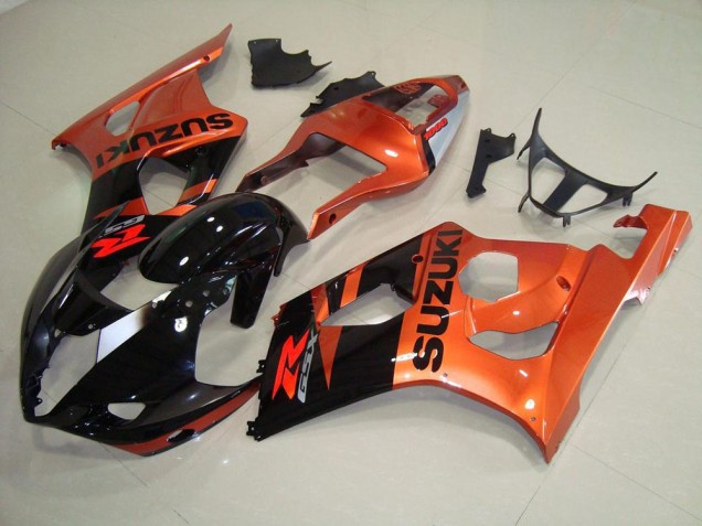 Carene Moto GSXR 1000 K3 2003-2004 - Arancia & Nero Carene Moto GSXR 1000 K3 2003-2004 - Arancia & Nero