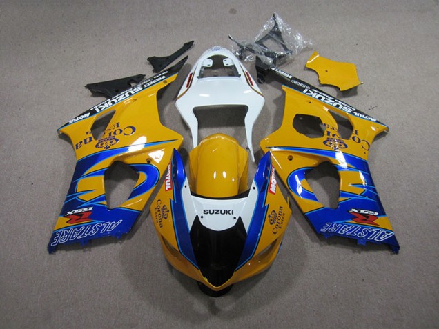 Carene Moto GSXR 1000 K3 2003-2004 - Giallo Blu Corona Extra Carene Moto GSXR 1000 K3 2003-2004 - Giallo Blu Corona Extra