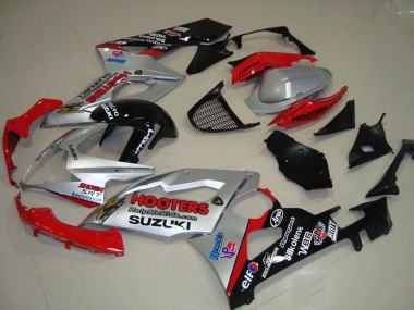 Carene Moto GSXR 1000 K5 2005-2006 - Argento & Rosso