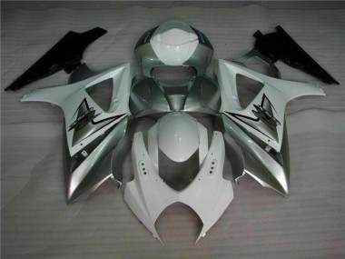 Carene Moto GSXR 1000 K7 2007-2008 - Argento Bianco