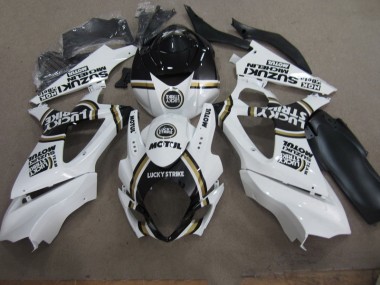 Carene Moto GSXR 1000 K7 2007-2008 - Bianco Lucky Strike Nero Motul