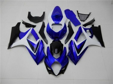 Carene Moto GSXR 1000 K7 2007-2008 - Blu Bianco Nero