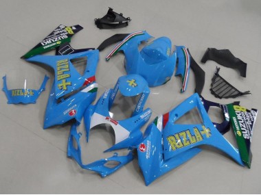 Carene Moto GSXR 1000 K7 2007-2008 - Blu Rizla