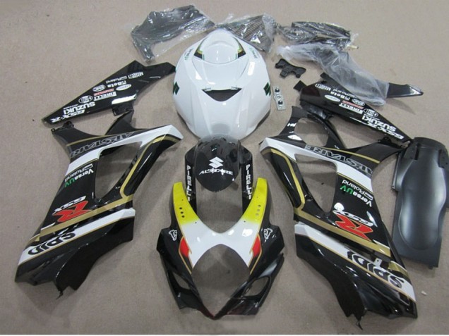 Carene Moto GSXR 1000 K7 2007-2008 - Nero Bianco Carene Moto GSXR 1000 K7 2007-2008 - Nero Bianco