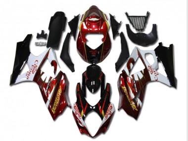 Carene Moto GSXR 1000 K7 2007-2008 - Rosso Bianco Nero
