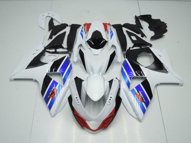 Carene Moto GSXR 1000 K9 2009-2016 - Bianco Blu Nero
