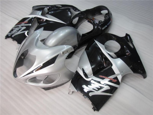 Carene Moto GSXR 1300 Hayabusa 1996-2007 - Argento Nero Carene Moto GSXR 1300 Hayabusa 1996-2007 - Argento Nero
