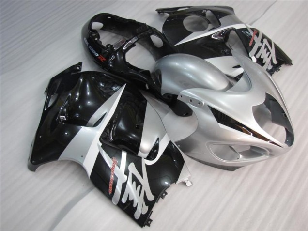 Carene Moto GSXR 1300 Hayabusa 1996-2007 - Argento Nero Carene Moto GSXR 1300 Hayabusa 1996-2007 - Argento Nero
