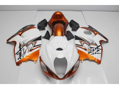 Carene Moto GSXR 1300 Hayabusa 1996-2007 - Bianco Arancia