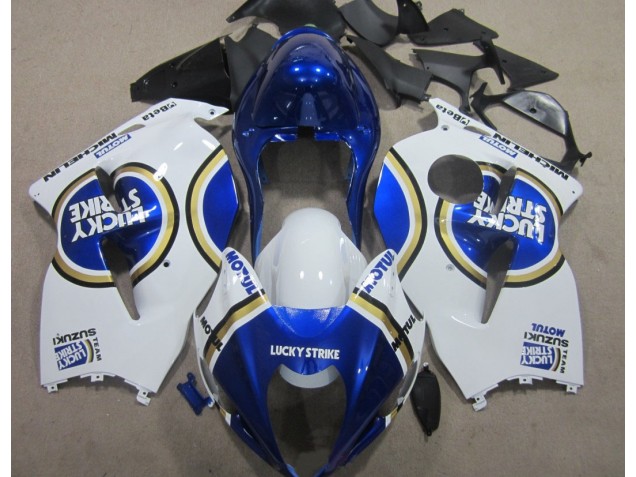 Carene Moto GSXR 1300 Hayabusa 1996-2007 - Blu Motul Bianco Lucky Strike Carene Moto GSXR 1300 Hayabusa 1996-2007 - Blu Motul Bianco Lucky Strike