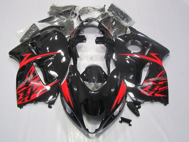 Carene Moto GSXR 1300 Hayabusa 1996-2007 - Nero Rosso Carene Moto GSXR 1300 Hayabusa 1996-2007 - Nero Rosso