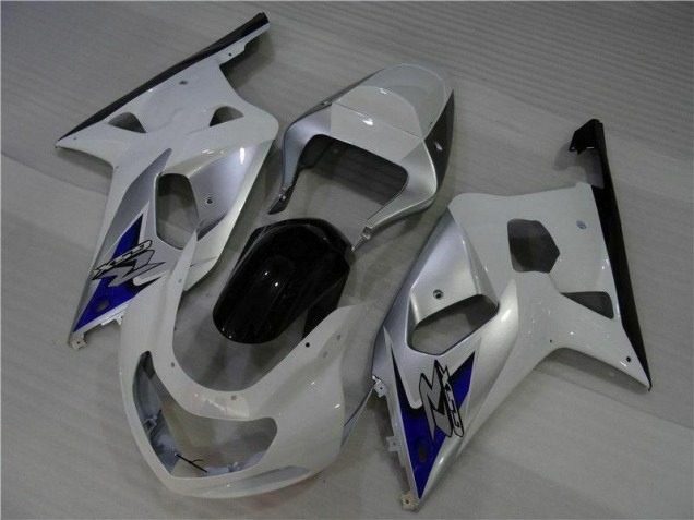Carene Moto GSXR 600 / 750 K1 K2 K3 2001-2003 - Bianco Argento