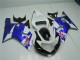 Carene Moto GSXR 600 / 750 K1 K2 K3 2001-2003 - Bianco Blu