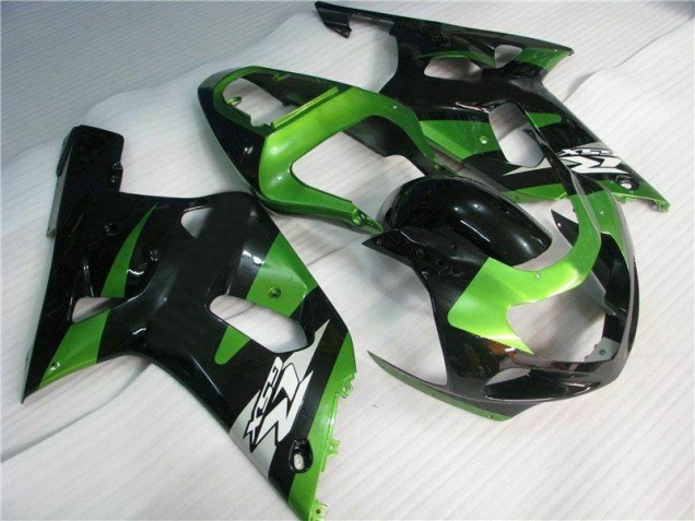 Carene Moto GSXR 600 / 750 K1 K2 K3 2001-2003 - Verde Nero Carene Moto GSXR 600 / 750 K1 K2 K3 2001-2003 - Verde Nero