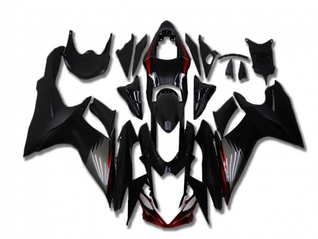 Carene Moto GSXR 600 / 750 K11 2011-2024 - Nero Grigio Carene Moto GSXR 600 / 750 K11 2011-2024 - Nero Grigio